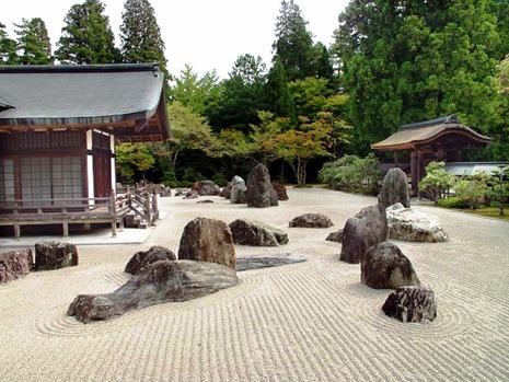 Японский сад камней - фото японского сада (2)