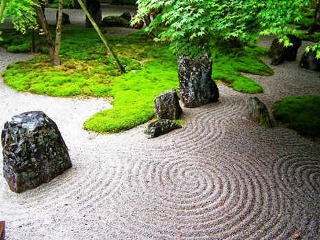 Японский сад камней - фото японского сада (3)