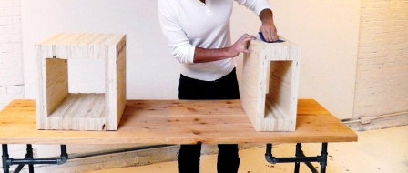 Как сделать скамейку из дерева (9)
